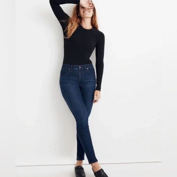 Madewell 9” mid rise skinny jeans size 25 NWT - Picture 1 of 11